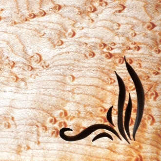 kitchen cutting board, plant motif
